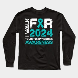 Tourette Syndrome Awareness 2024 Walk Long Sleeve T-Shirt